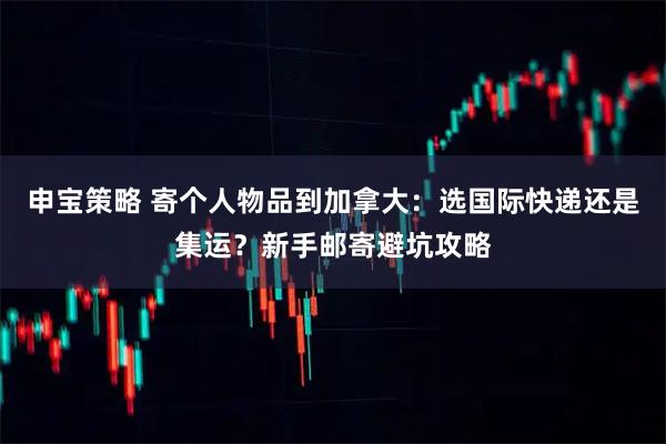 申宝策略 寄个人物品到加拿大：选国际快递还是集运？新手邮寄避坑攻略